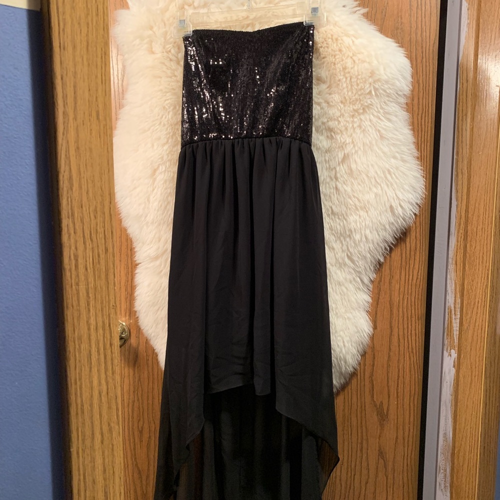 Special Occasion Hi-Low Train Dress